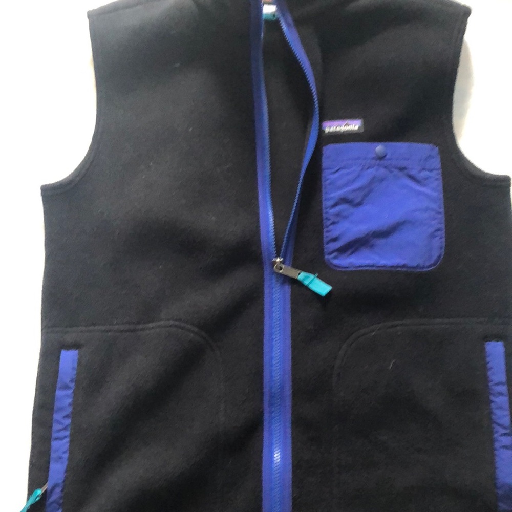 Patagonia vest, black size M